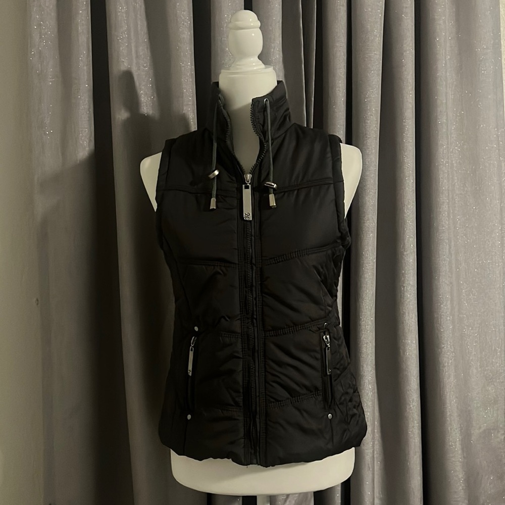 Grey  puffy vest
